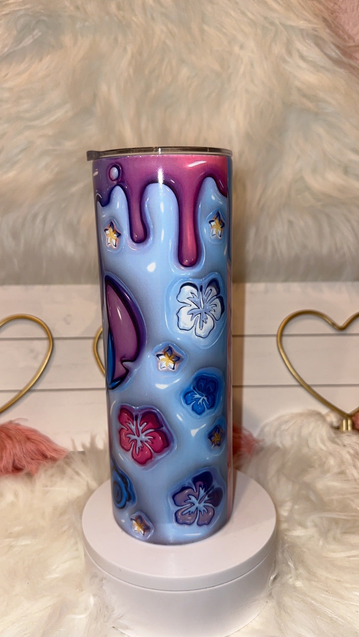 Stitch 3D Pink/Blue