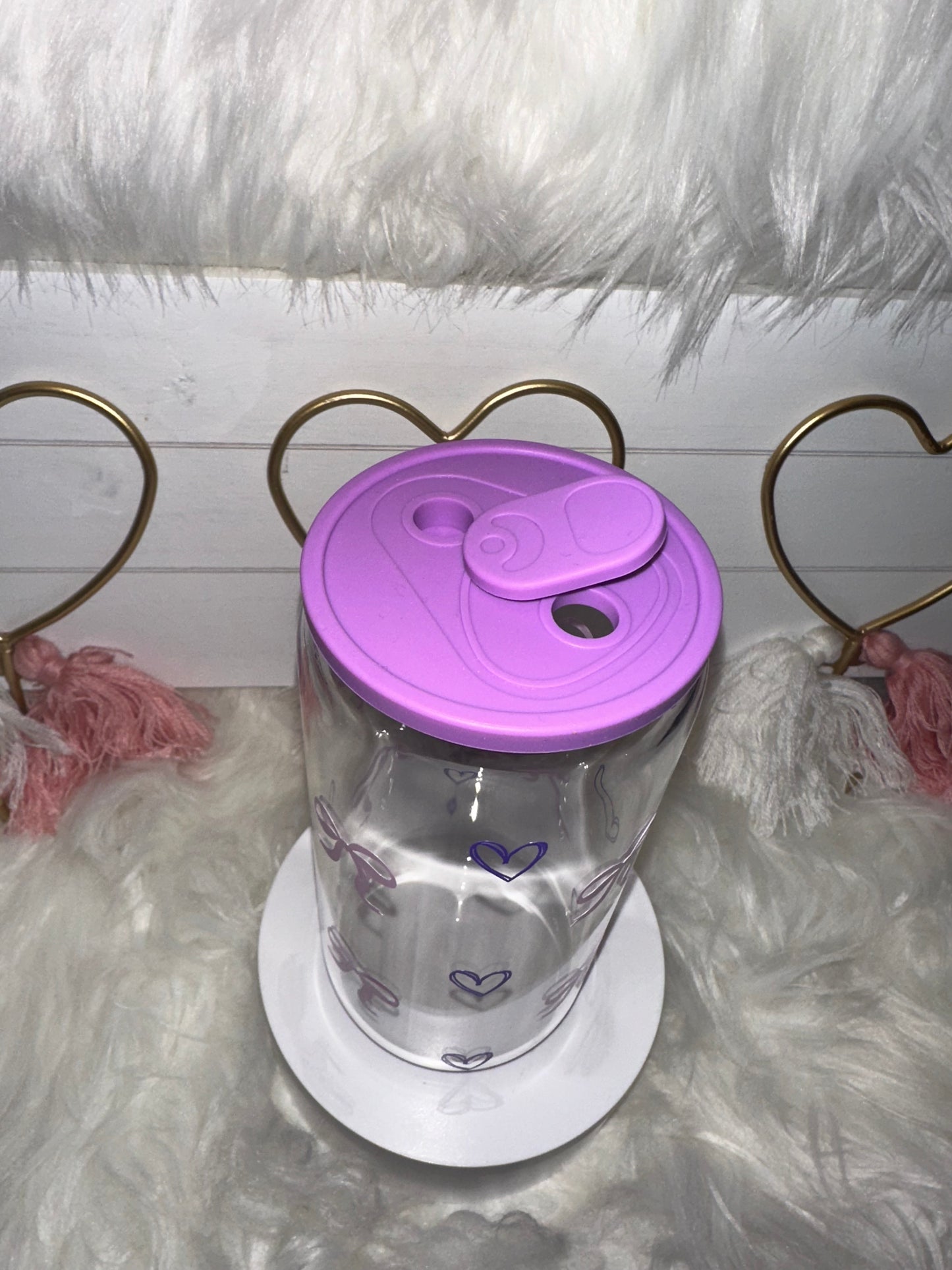 BOW LOVE GLASS CUP