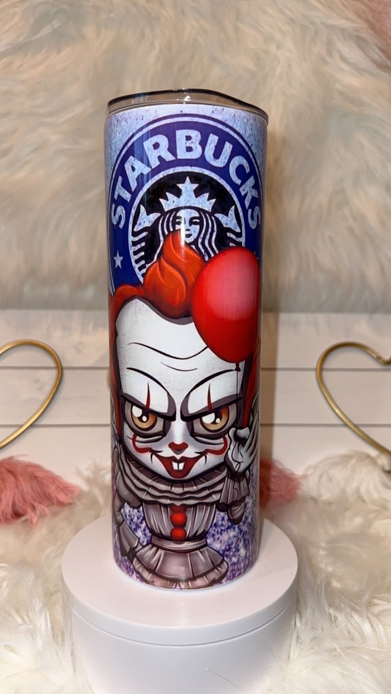 PENNYWISE HORROR STARBUCKS LOGO
