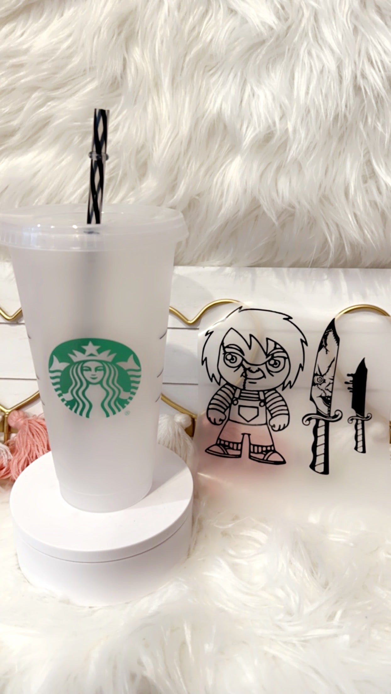 CHUCKY STARBUCKS CUP