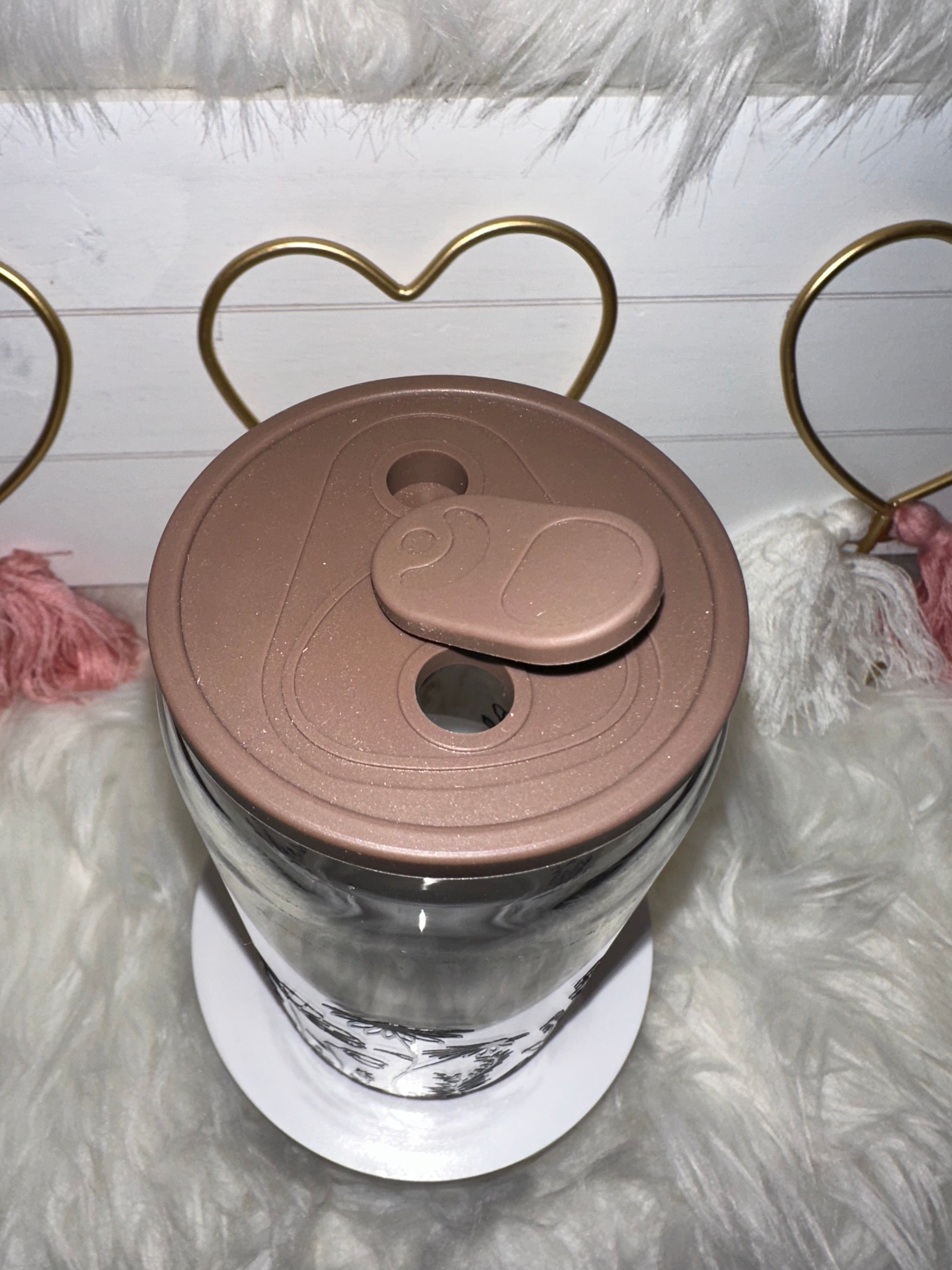 FLOWERS ALL AROUND GLASS CUP