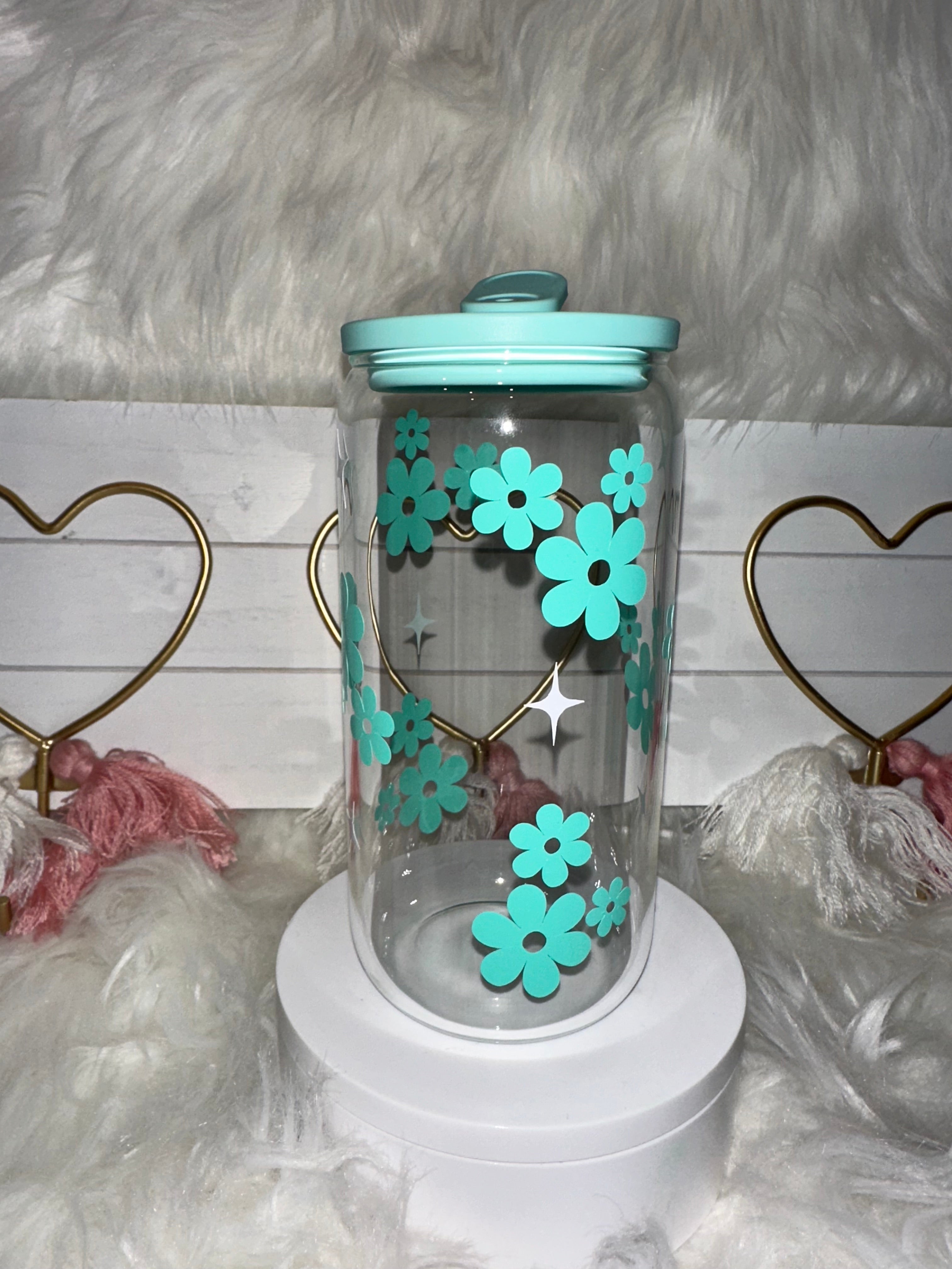 FLOWER SPARK GLASS CUP