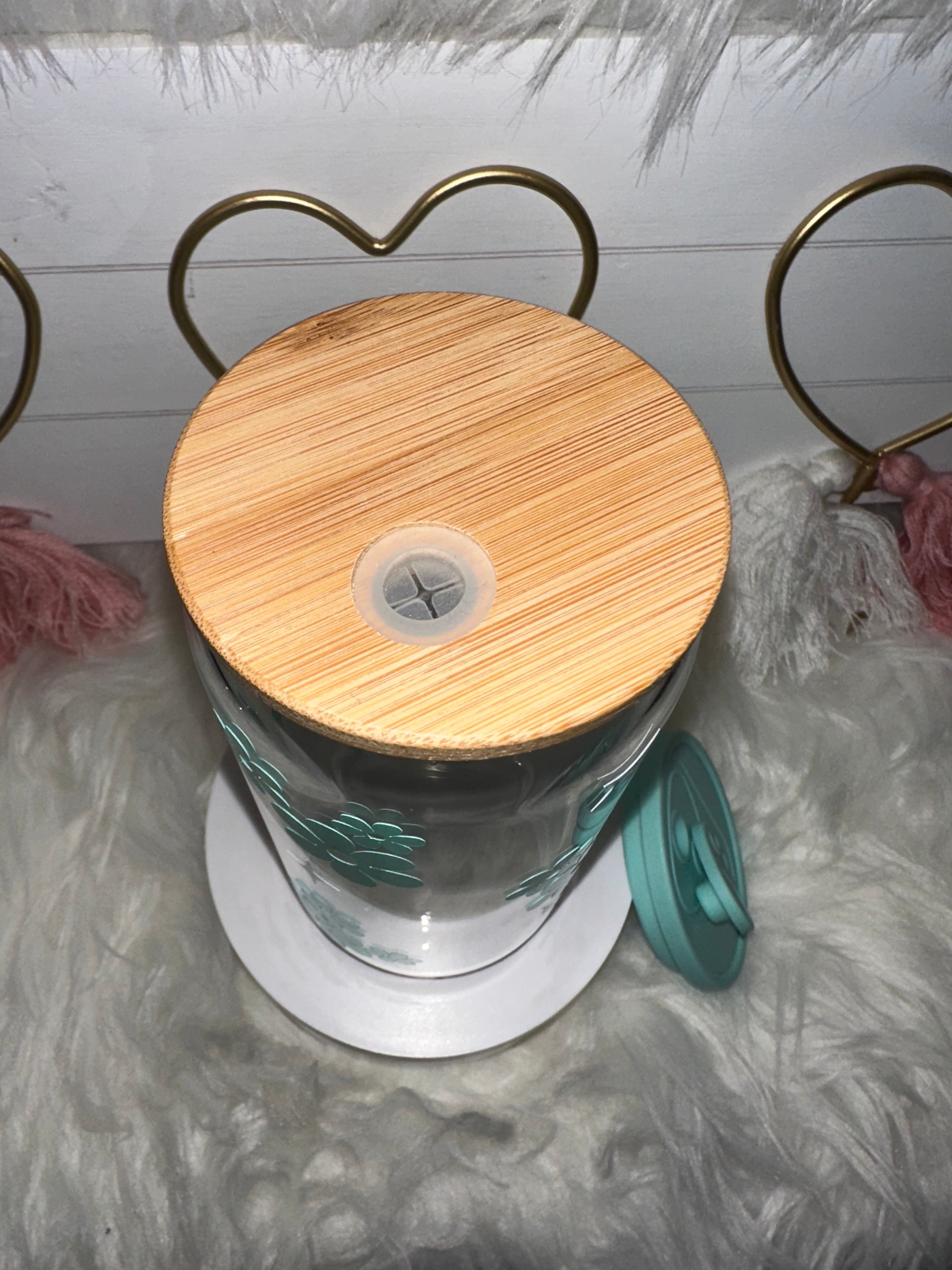 FLOWER SPARK GLASS CUP