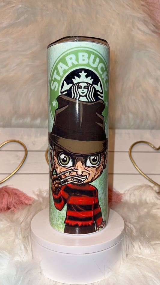 FREDDY HORROR STARBUCKS LOGO