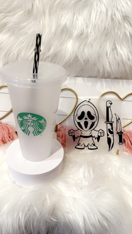 GHOSTFACE STARBUCKS CUP