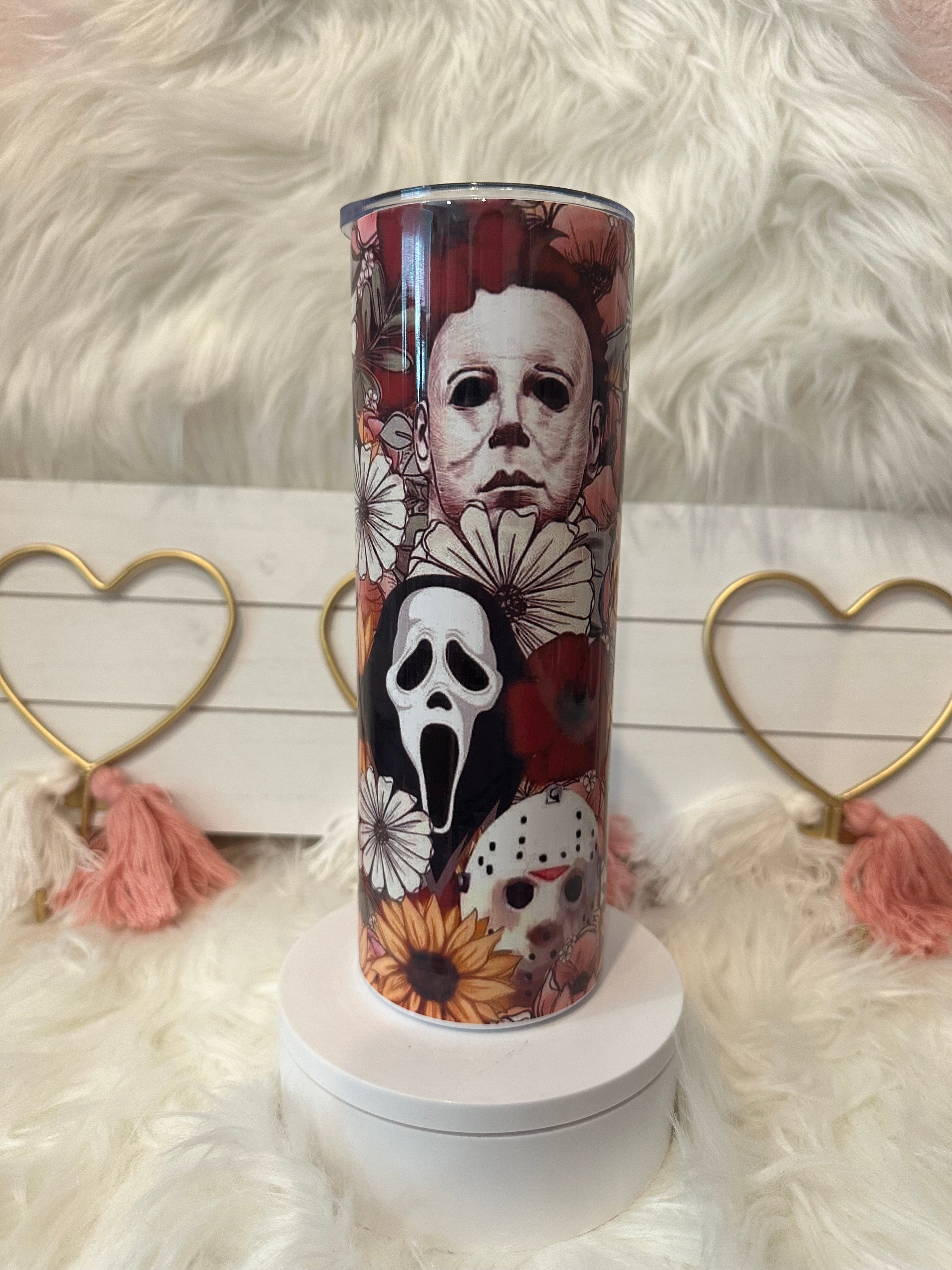 DEADLY FLORAL TUMBLER