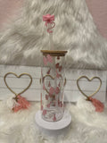 PINKMAS BOWS GLASS