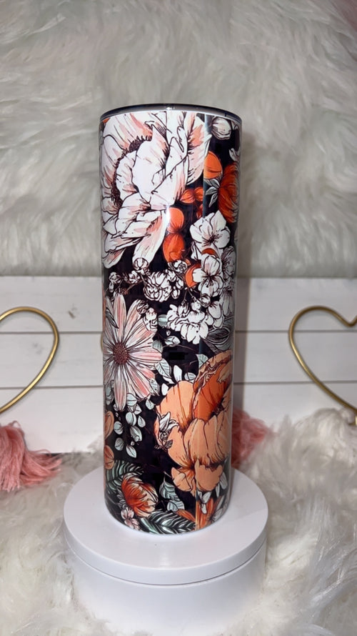 BROWN FLORAL