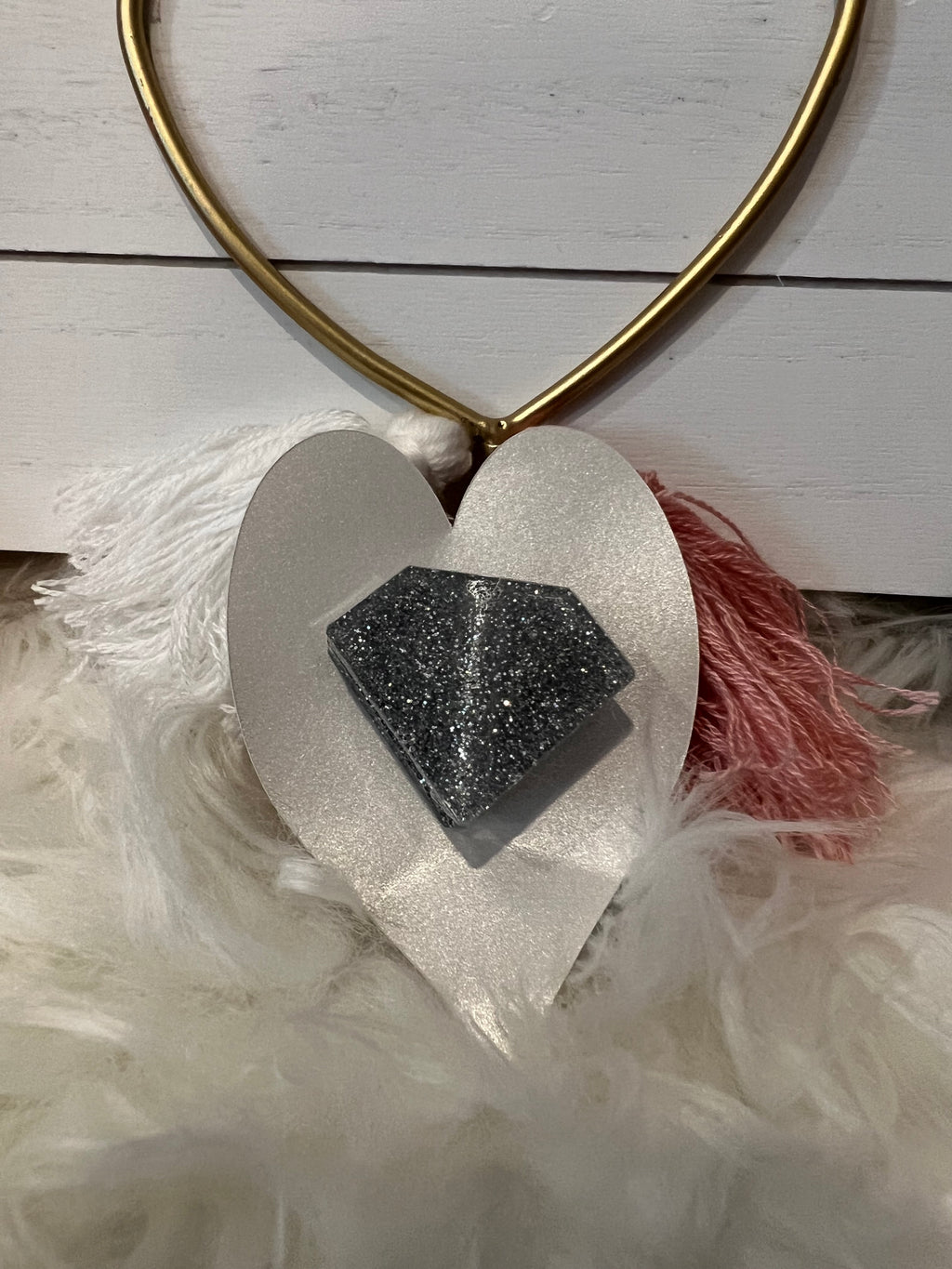 SILVER DIAMOND STRAW ACCESORIES