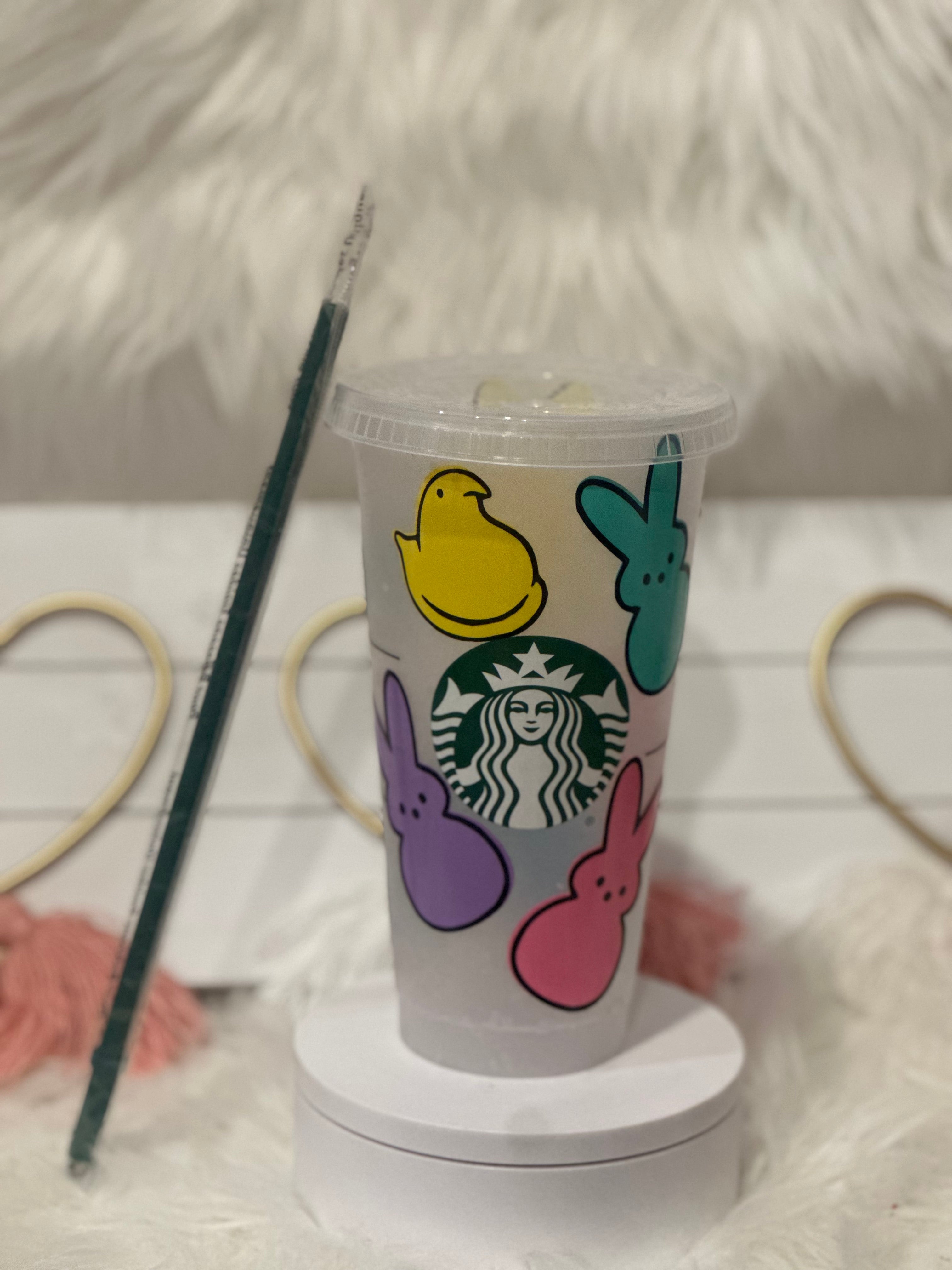 EASTER BUNNYMELLOW STARBUCKS CUP