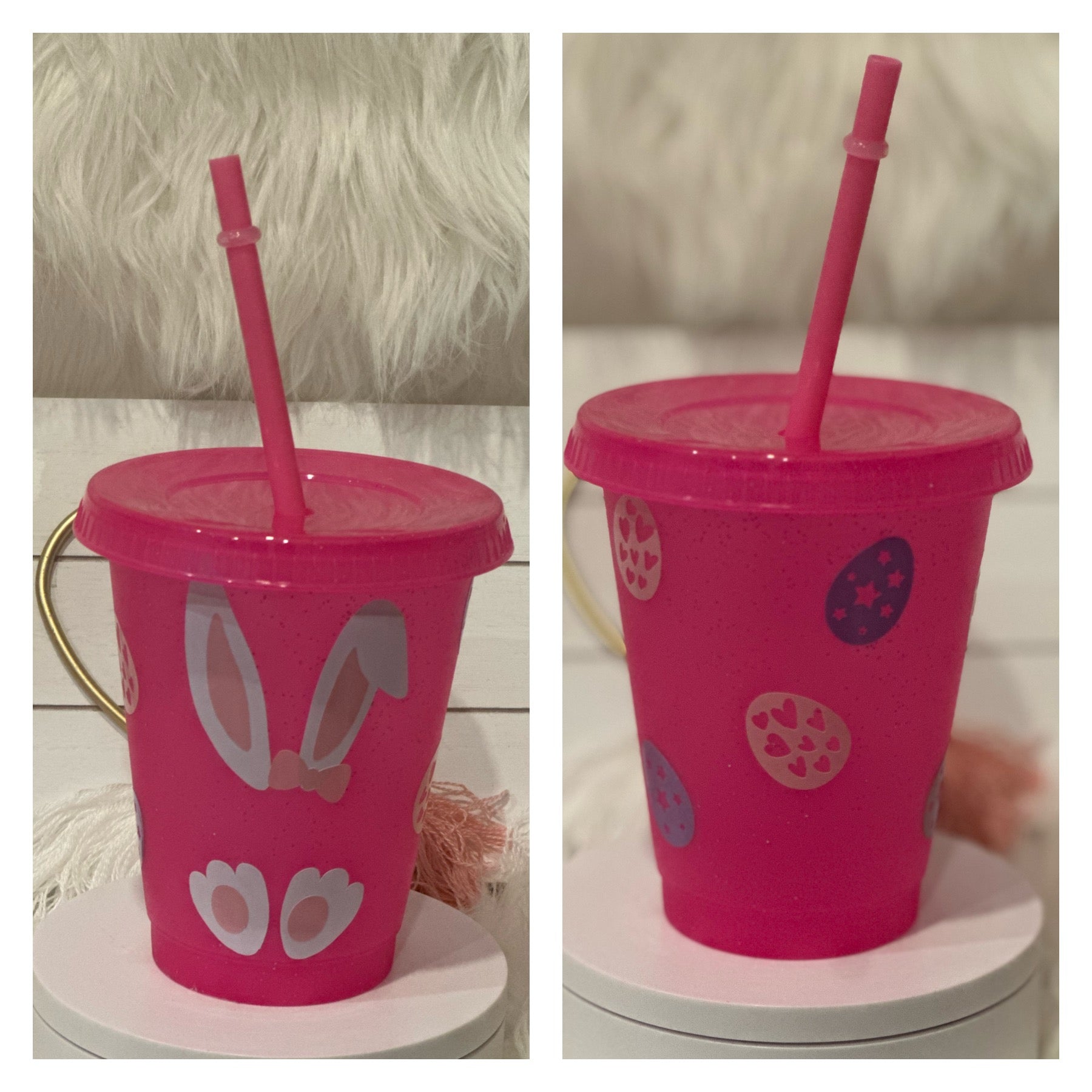 EASTER KIDS GLITTER COLD CUP