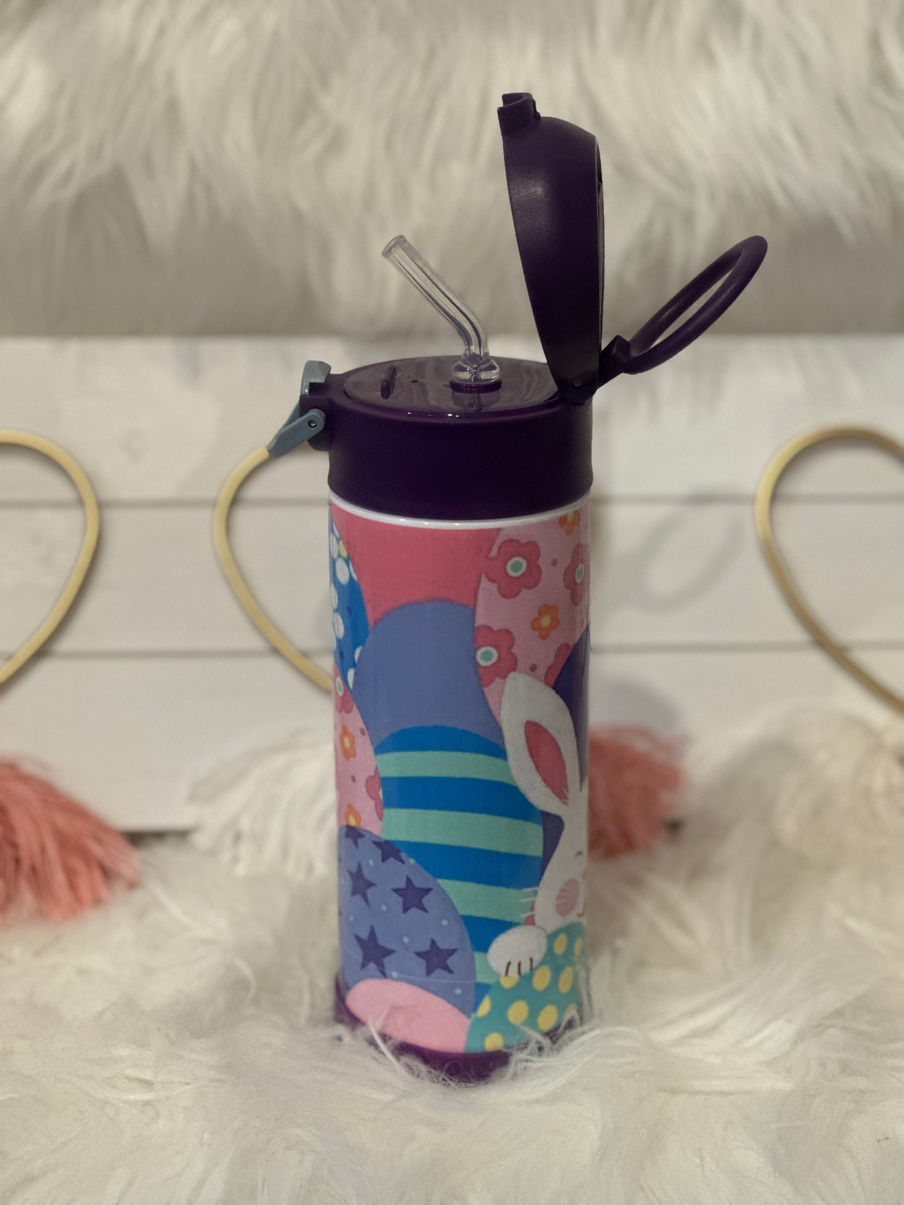 EASTER BUNNY IN EGGS WATER BOTTLE