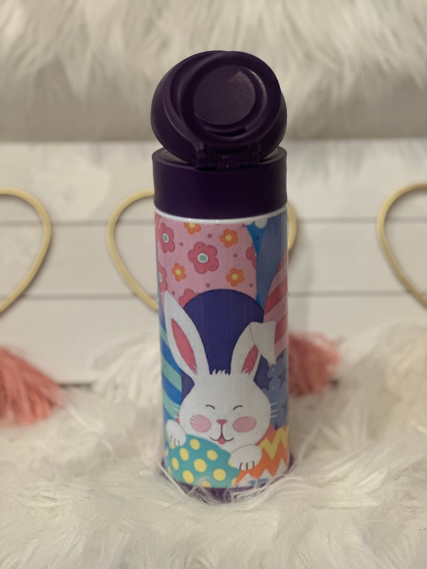 EASTER BUNNY IN EGGS WATER BOTTLE