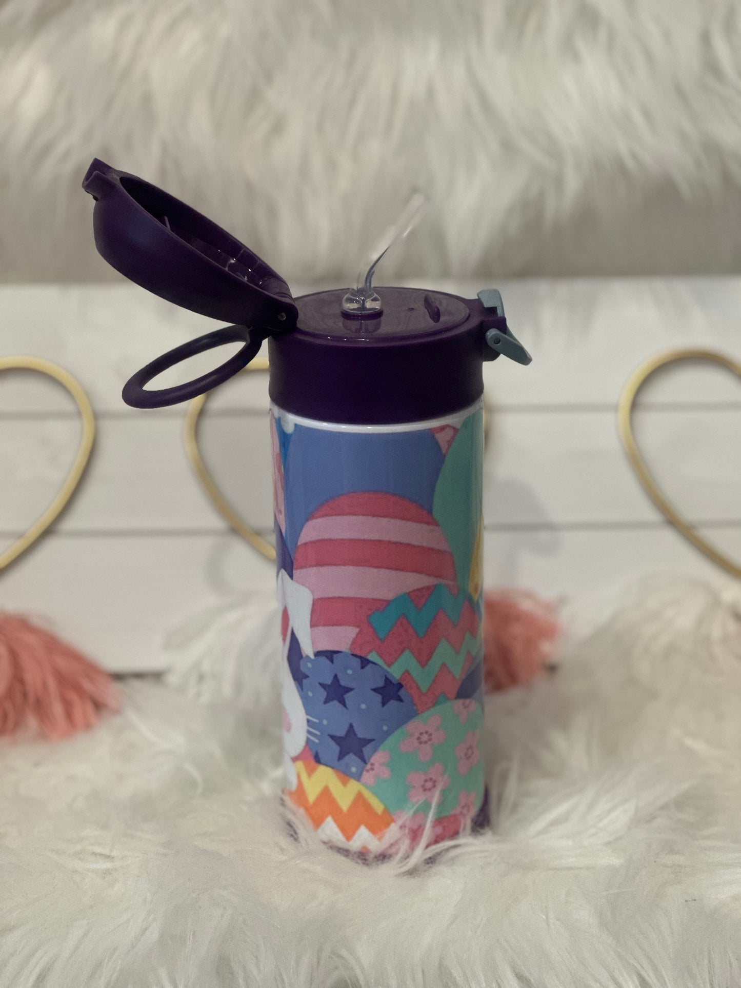 EASTER BUNNY IN EGGS WATER BOTTLE