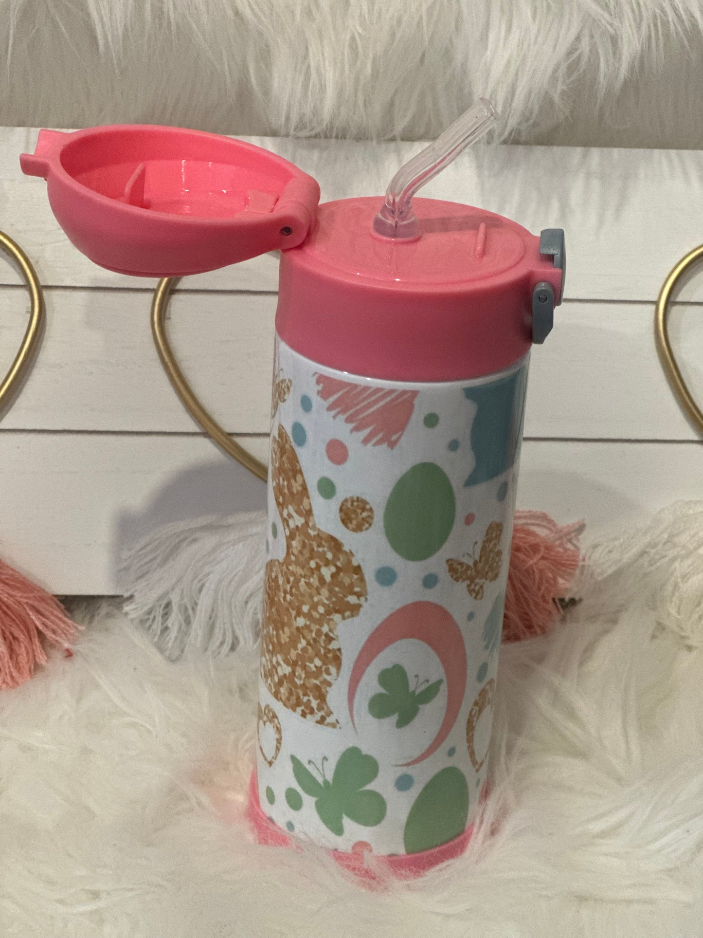 EASTER GOLD BUNN KIDS WATER BOTTLE